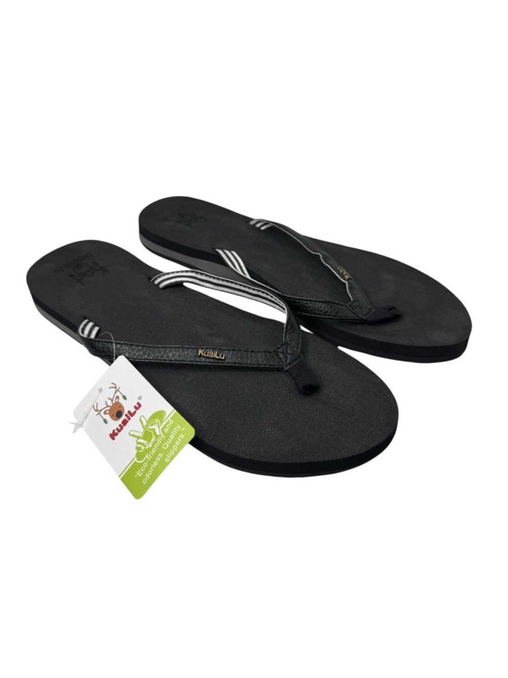 KuaiLu Womens Yoga Foam Flip Flops Arch Support Thong Sandals Size 11